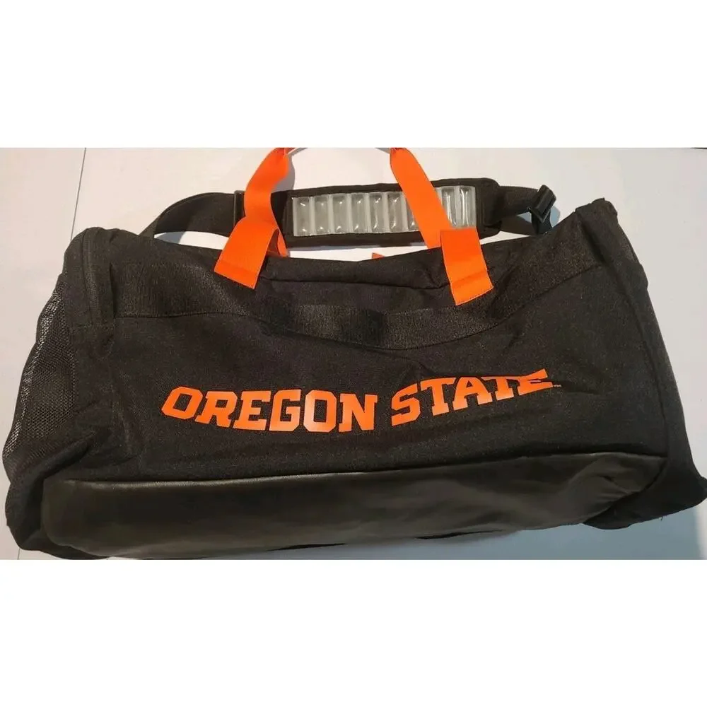Nike Black And Orange Oregon State Duffel Bag With Beaver Great Condition